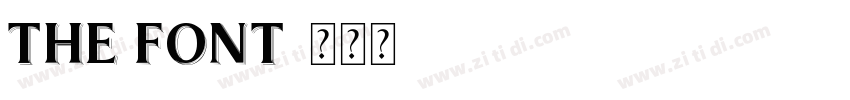 The font字体转换